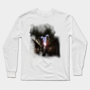 Samurai in alley Long Sleeve T-Shirt